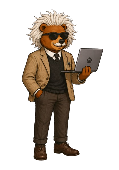 Bear Einstein apresentando sistema personalizado